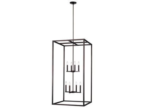 Generation Lighting Moffet Street 8-Light Bronze Pendant