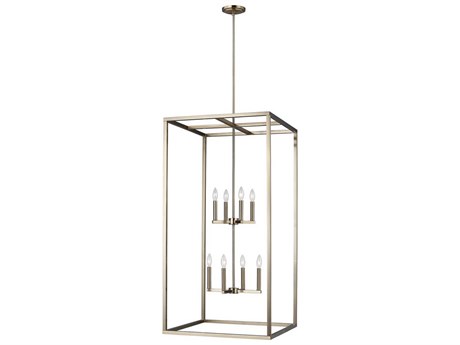 Generation Lighting Moffet Street 8-Light Satin Brass Pendant