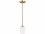 Generation Lighting Windom 4" 1-Light Bronze Glass Bell Mini Pendant  GEN6102801710