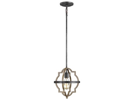 Generation Lighting Socorro 1-Light Stardust Brown Mini Pendant
