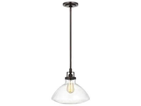 Generation Lighting Belton 1-Light Bronze Glass Mini Pendant