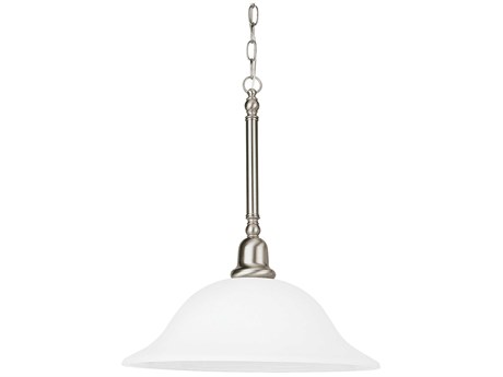 Generation Lighting Sussex 1-Light Brushed Nickel Dome Pendant