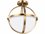 Generation Lighting Alturas 14" 2-Light Brushed Nickel Glass Globe Semi Flush Mount  GEN7724602962
