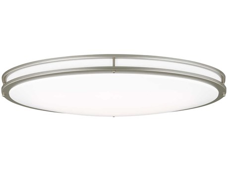 Generation Lighting Mahone 1-Light Painted Brushed Nickel LED Flush Mount