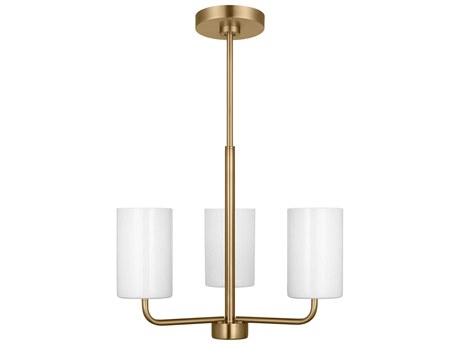 Generation Lighting Rhett 3-Light Satin Bronze Cylinder Chandelier