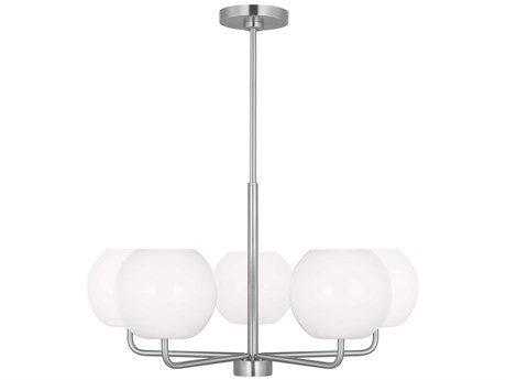 Generation Lighting Rory 5-Light Brushed Steel Globe Chandelier