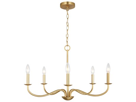 Generation Lighting Abells 5-Light Satin Brass Chandelier