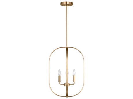 Generation Lighting Loretto 4-Light Satin Brass Chandelier