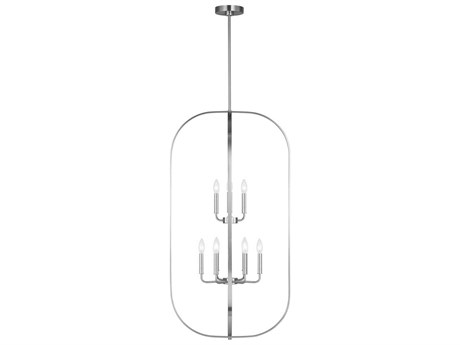 Generation Lighting Loretto 9-Light Brushed Nickel Chandelier
