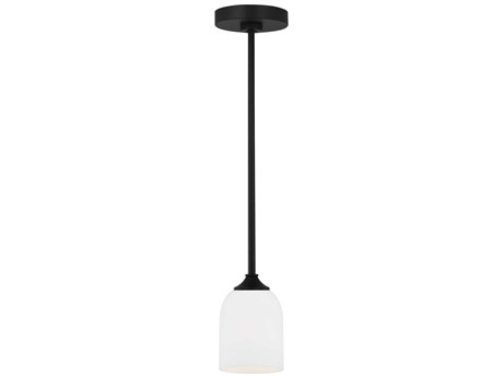 Generation Lighting Emile 1-Light Midnight Black Mini Pendant