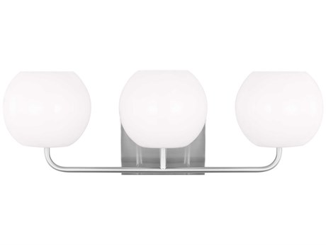 Generation Lighting Rory 3-Light Brushed Steel Vanity Light