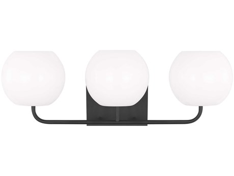 Generation Lighting Rory 3-Light Midnight Black Vanity Light