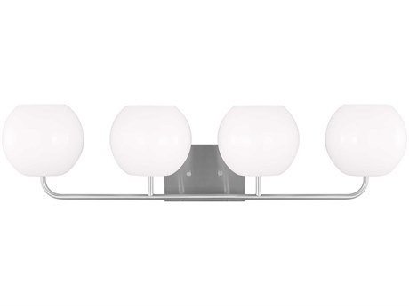 Generation Lighting Rory 4-Light Brushed Steel Vanity Light