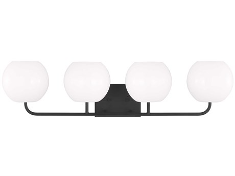 Generation Lighting Rory 4-Light Midnight Black Vanity Light