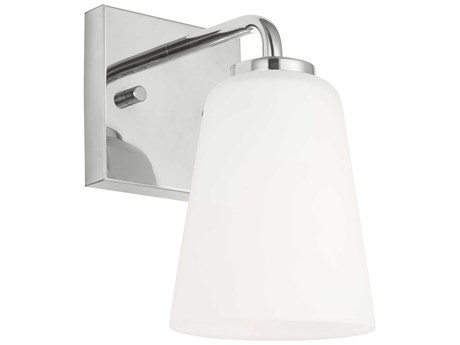 Generation Lighting Miles 1-Light Chrome Wall Sconce