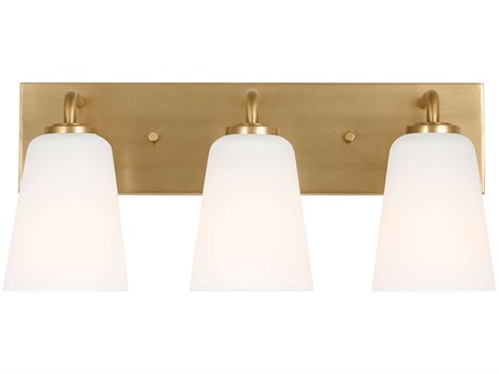 Generation Lighting Miles 3-Light Satin Brass Vanity Light