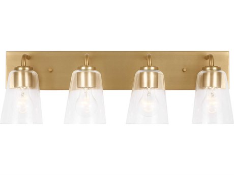 Generation Lighting Miles 4-Light Satin Brass Vanity Light
