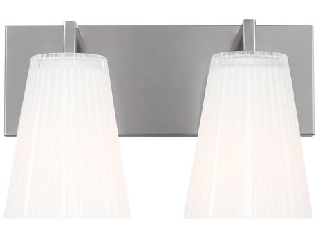 Generation Lighting Upson 2-Light Brushed Nickel Vanity Light
