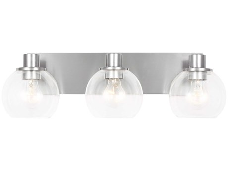 Generation Lighting Rito 3-Light Brushed Nickel Vanity Light