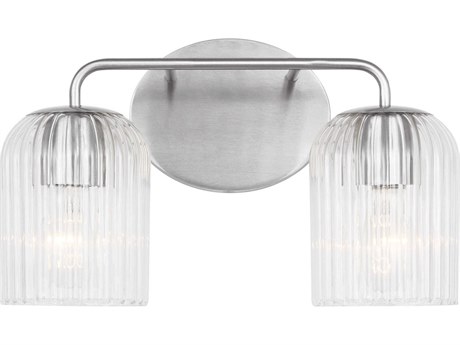 Generation Lighting Eisele 2-Light Brushed Nickel Vanity Light