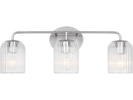 Generation Lighting Eisele 3-Light Brushed Nickel Vanity Light