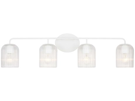 Generation Lighting Eisele 4-Light Matte White Vanity Light