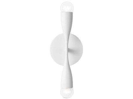 Generation Lighting Maya 2-Light Matte White Vanity Light
