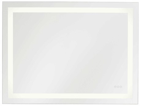 Generation Lighting Mera Might Bright White Rectangular Wall Mirror