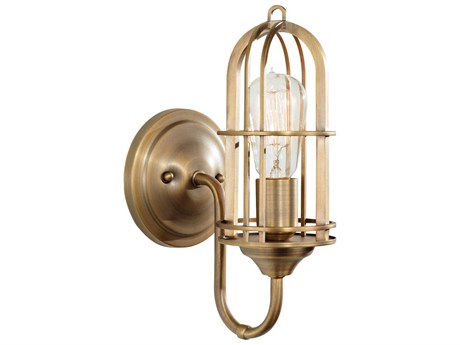 Generation Lighting Urban Renewal 1-Light Dark Antique Brass Wall Sconce