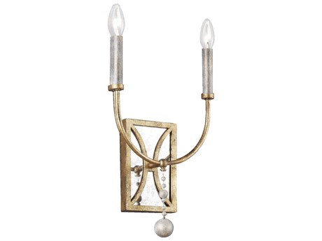 Generation Lighting Marielle 2-Light Antique Gild Gold Wall Sconce