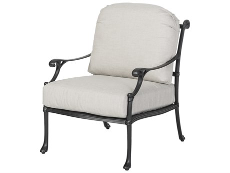 Gensun Michigan Cast Aluminum Cushion Lounge Chair - Knock Down