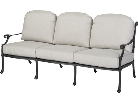 Gensun Michigan Cast Aluminum Sofa - Knock Down - No Cushion
