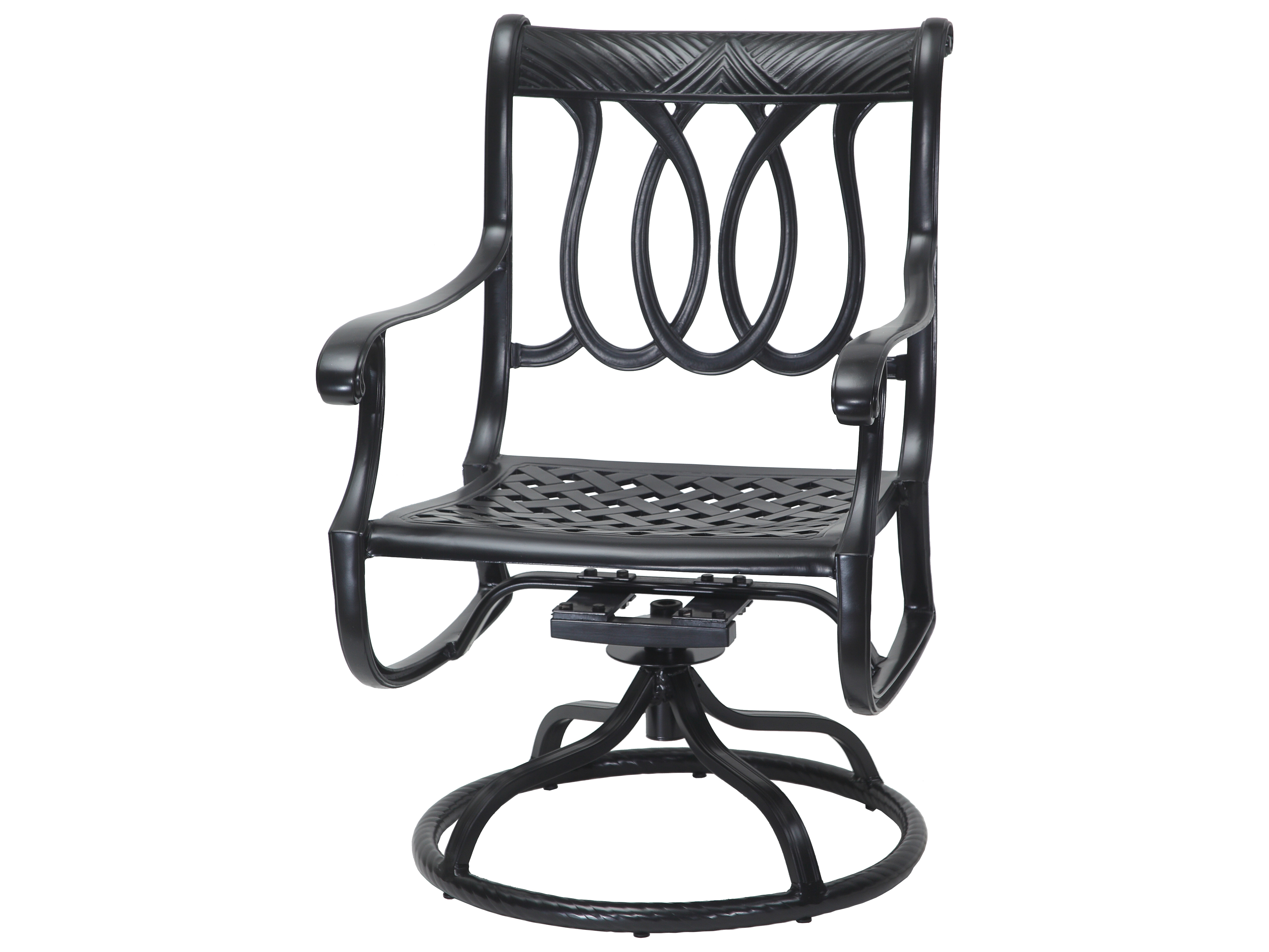 Gensun Largo Cast Aluminum Cushion Swivel Rocker | GES10170011