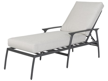 Gensun Amari Cushion Aluminum Carbon Chaise Lounge