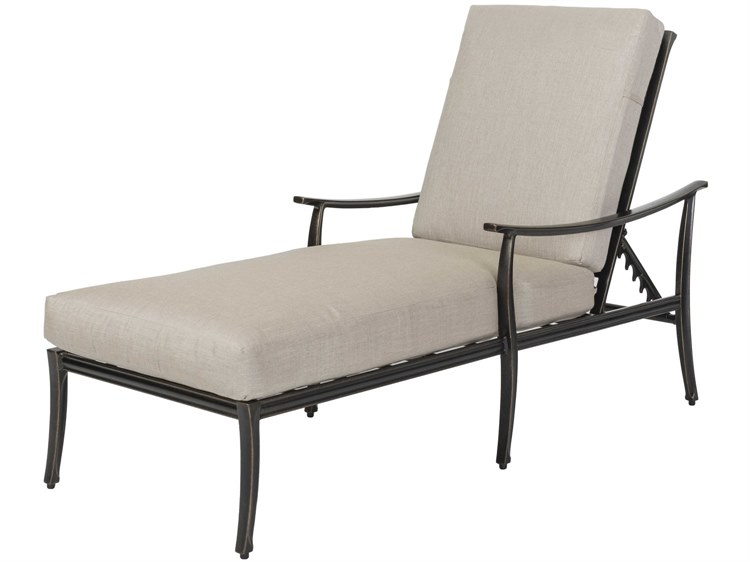 Gensun Edge Aluminum Patio Chaise Lounge - No Cushion