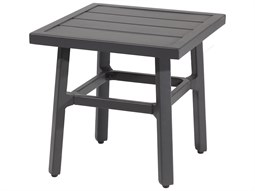 Gensun Plank Aluminum 21'' Aluminum Square End Table