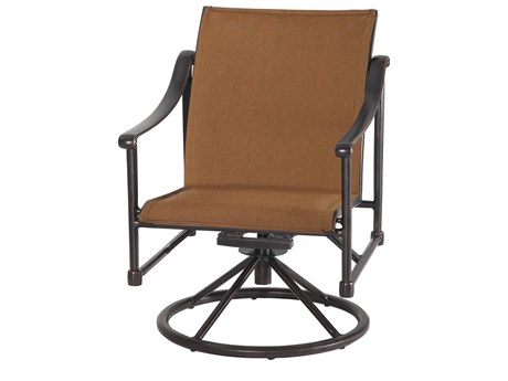 Gensun Morro Bay Padded Sling Cast Aluminum Lounge Chair