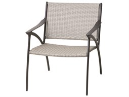 Gensun Amari Woven Aluminum Carbon Lounge Chair