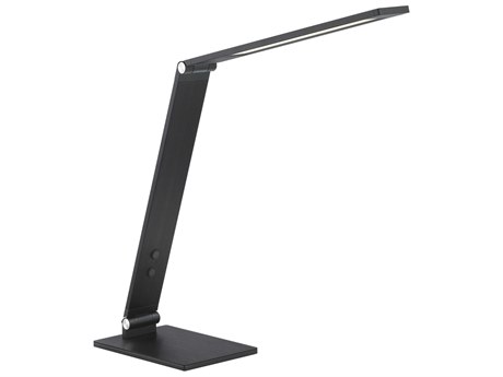 George Kovacs Portables Anodized Brushed Coal Black Desk Lamp