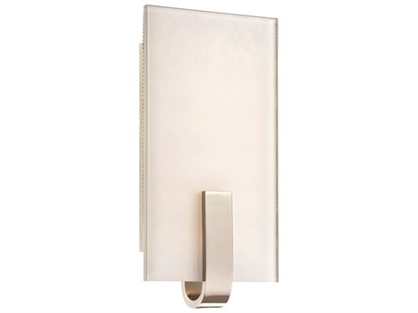 George Kovacs 1-Light Polished Nickel Glass LED Wall Sconce
