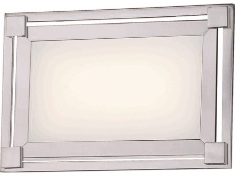 George Kovacs Framed 1-Light Chrome Glass LED Wall Sconce
