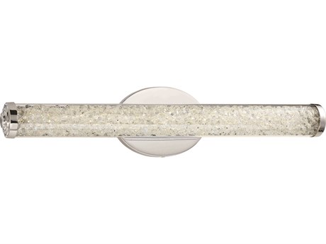 George Kovacs Diamonds 1-Light Chrome Glass LED Vanity Light
