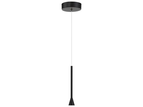 George Kovacs Piccolo 1-Light Coal Black Mini Pendant