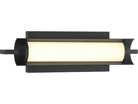 George Kovacs Trizay 1-Light Coal Black Vanity Light