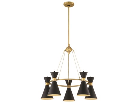 George Kovacs Conic 5-Light Honey Gold Chandelier