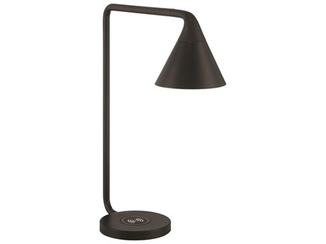 George Kovacs Task Portables Coal Aluminum Black Desk Lamp