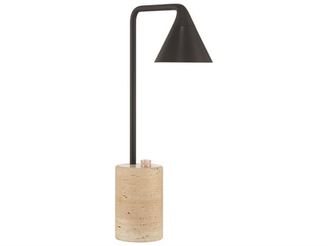 George Kovacs Task Portables Coal Aluminum Black Desk Lamp