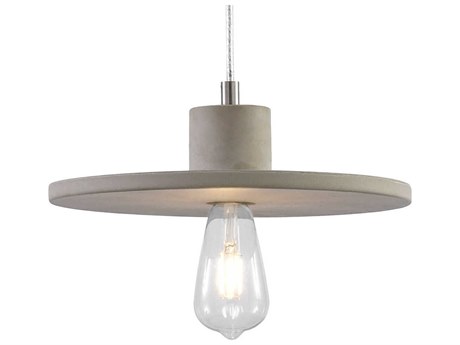 George Kovacs Sima 1-Light Burnished Nickel Gray Mini Pendant