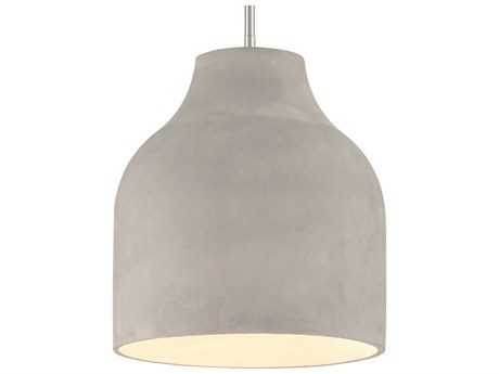 George Kovacs Sima 1-Light Burnished Nickel Gray Mini Pendant