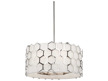 George Kovacs Missing Link 6-Light Polished Nickel Drum Pendant